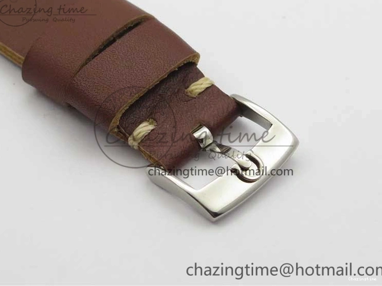 0117 Vintage Seamaster 300 No Date SS B12 Black Dial On Brown Leather Strap A2836 (Free Nylon Strap) Comfortable 7912